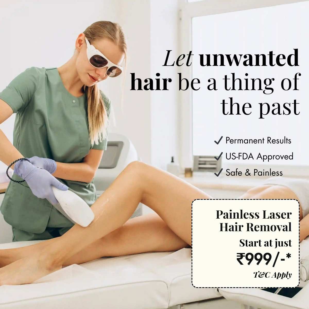 Let unwanted hair be a thing of the past